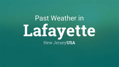 Cloudy More Details. . Lafayette new jersey weather